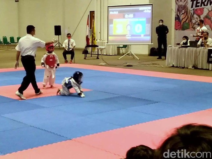 Cucu Presiden Joko Widodo, Jan Ethes Srinarendra, mengikuti kompetisi taekwondo. Dalam kompetisi ini, Jan Ethes mendapatkan juara satu di kelas pemula.