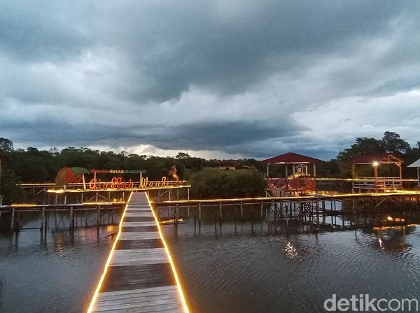 Sunset Syahdu di Mangrove Hits Jepara