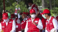 Curah hujan yang melampaui kapasitas langsung dilakukan langkah penyelamatan warga untuk dievakuasi. Selain evakuasi tendanya pun disesuaikan dengan COVID-19 agar tak ada kasus.  
