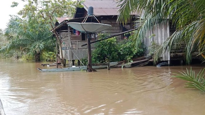 Banjir di Kotawaringin Timur, Kalteng.