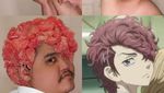 Berkonsep Low Budget, Pria Ini Cosplay Tokoh Kartun Pakai Makanan