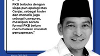 Ketua DPP PKB, Daniel Johan juga menyatakan keterbukaannya untuk menampung Ganjar.