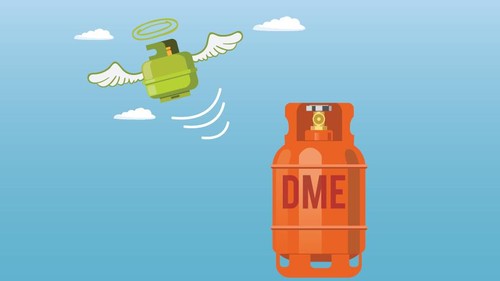 Infografis sederet fakta DME yang bakal ganti LPG buat masak