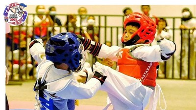 Potret Gemas Jan Ethes Beraksi Jadi Juara 1 Taekwondo