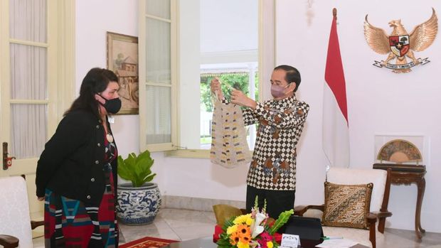 Jokowi Bertemu Menlu Selandia Baru