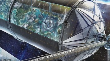 “Tempat itu akan indah, orang-orang akan mau tinggal di sana. Dan dekat dengan Bumi sehingga kalian bisa kembali. Mereka tidak akan meninggalkan Bumi untuk selamanya,” papar Bezos. Foto: NASA