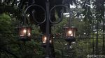 Lampu Taman di Luar Balai Kota Bandung Telah Diperbaiki