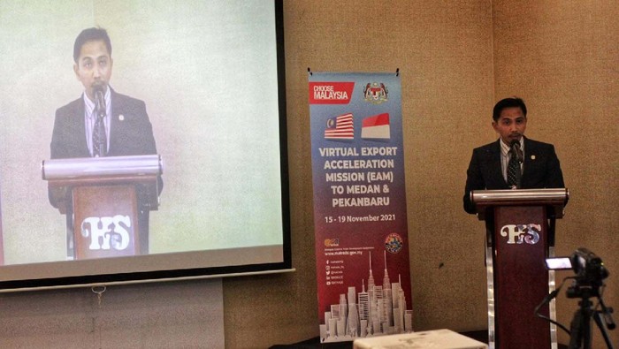 Malaysia dan Indonesia berkerjasama meningkatkan perdagangan. Hal ini ditandai dengan dilaksanakannya virtual Export Accelaration Mission to Medan dan Pekanbaru.