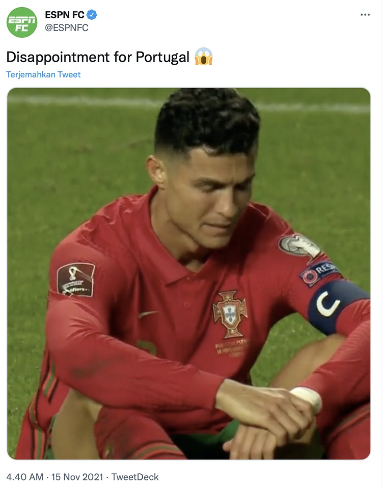Nasib wasit laga portugal vs serbia