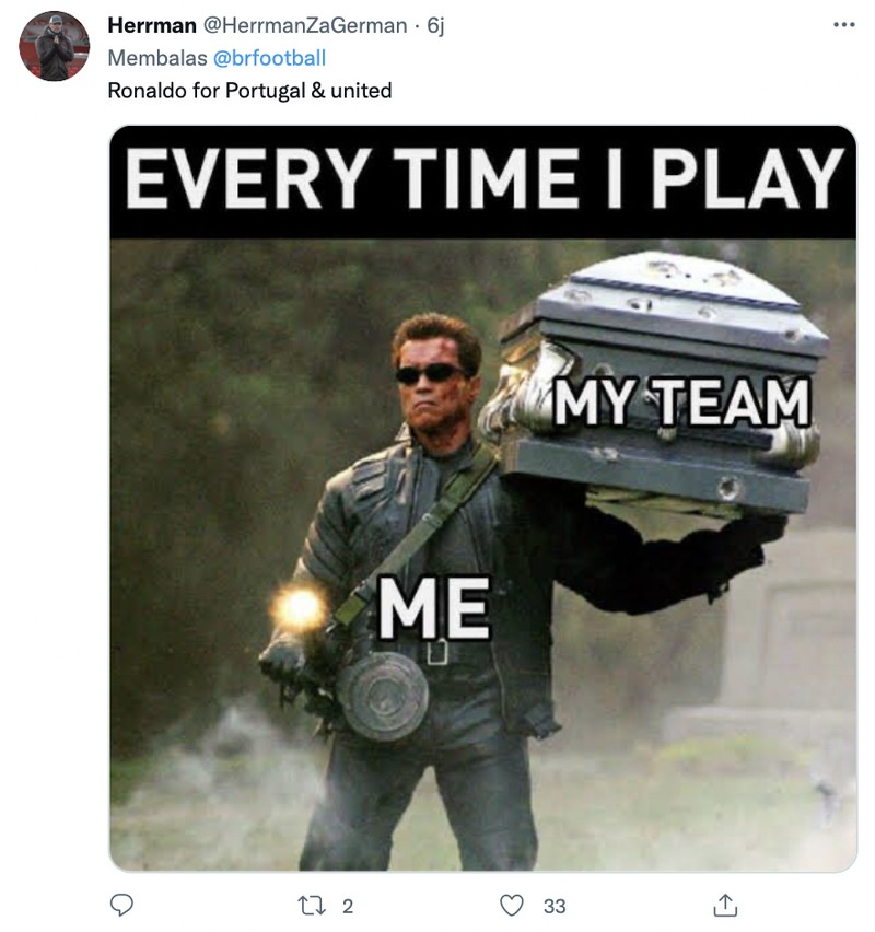 Meme Cristiano Ronaldo