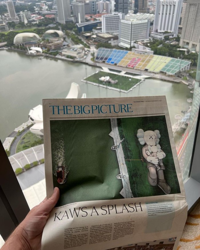 Patung Kaws Ada di Singapura Patung Kaws Ada di Singapura