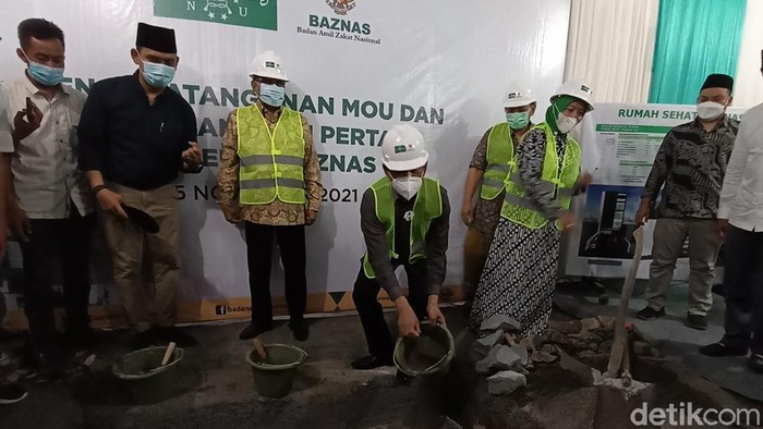 Peletakan batu pertama RSB NU di Jahor Baru Jakpus