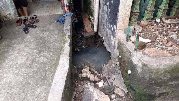 Penampakan got di Jl Petamburan III yang tidak lagi menyebabkan banjir.