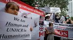 Pengungsi Afghanistan Kembali Geruduk Kantor UNHCR Jakpus