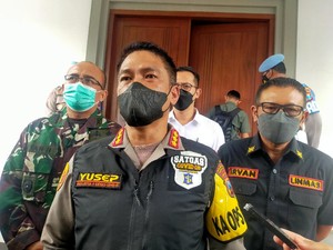 Polisi Fokus Pengamanan Prokes Saat Amankan Libur Nataru di Surabaya