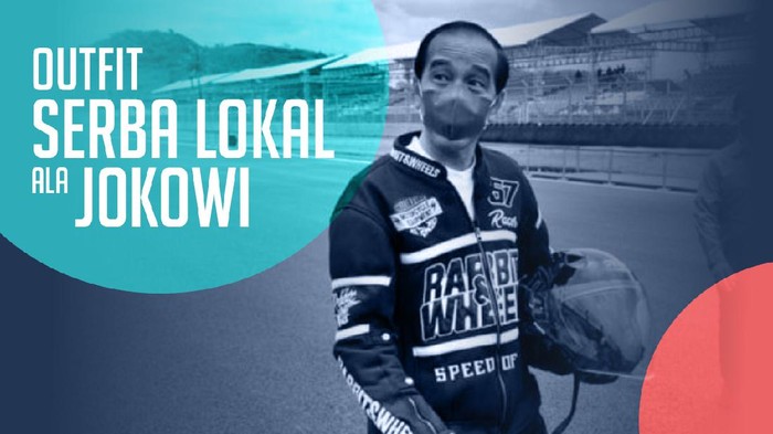 Produk Lokal yang Nempel Jokowi Saat Jajal SIrkuit Mandalika
