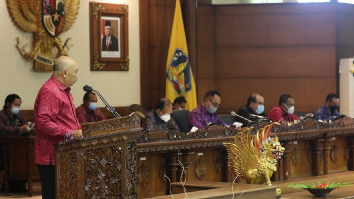 Rapat Paripurna DPRD Bali. (Sui/detikcom)
