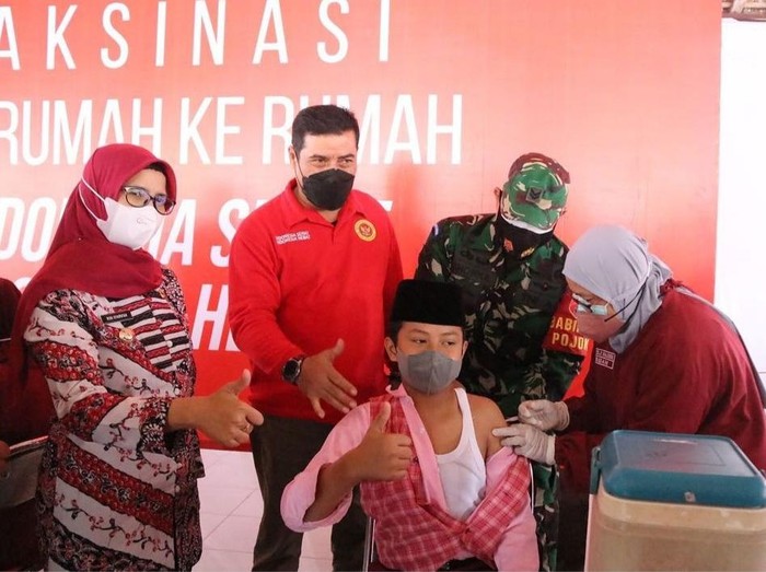 vaksinasi covid door to door di Kabupaten Blitar