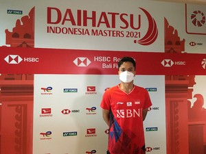 Ini Kata Ginting soal Kans Duel Momota di Final Indonesia Masters