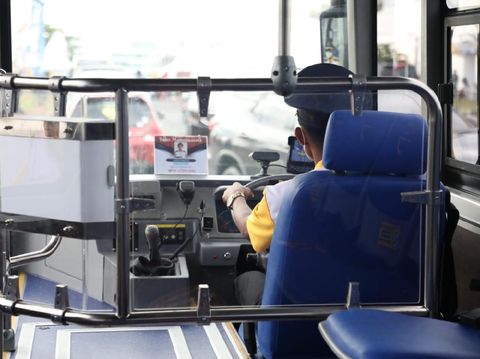 Bus Trans Mamminasata di Makassar. (dok. Kemenhub)