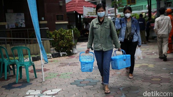 Vaksinator menyuntikkan vaksin rabies ke kucing di halaman Kantor Kelurahan Kebon Baru, Tebet, Jakarta, Selasa (16/11/2021). Sudin KPKP Kota Administrasi Jakarta Selatan Kecamatan Tebet menyediakan sebanyak 250 dosis vaksin rabies dalam kegiatan vaksinasi gratis tersebut sebagai bentuk upaya untuk mewujudkan Ibu Kota bebas rabies pada 2022.