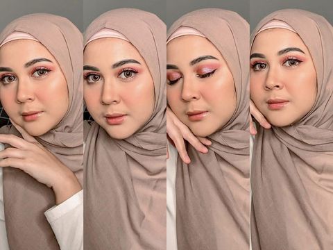 gaya hijab Kesha Ratuliu.