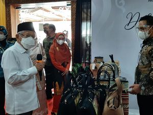 Tinjau UMKM di Aceh, Maruf Amin Tanya Keterlibatan Milenial