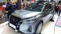 Nissan Kicks e-Power dengan konsep adventure ini memiliki desain yang lebih gagah. Beberapa komponen modifikasi membuat Nissan Kicks e-Power cocok digunakan untuk petualangan. Foto: Rangga Rahadiansyah/detikOto
