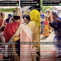 Wanita 30 tahun itu menjelaskan acara pernikahan Rindiani dan Herman disetujui dan dihadiri keluarga. Saat dikonfirmasi Wolipop, Haslinda mengatakan banyak warganet yang salah paham dengan pernikahan paman dan keponakan tersebut. Tak sedikit netizen bilang kalau pernikahan tersebut tak boleh dilakukan. Di video TikTok aku itu banyak yang salah paham, dan banyak yang bilang kalau itu nggak boleh. Tapi bagi kami itu biasa-biasa saja karena sudah sejak dulu memang sudah ada meskipun di zaman sekarang ini sudah sangat jarang di temukan seperti ini, tuturnya panjang lebar.  Foto: Dok. Tangkap layar akun TikTok @indahnya_veri.