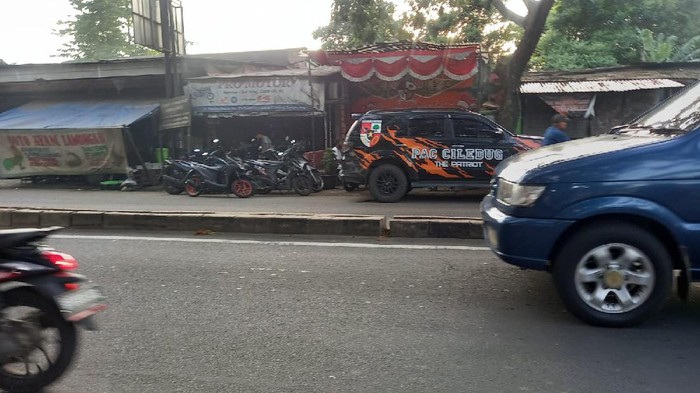 Posko Pemuda Pancasila di Ciledug, Tangerang yang sempat diserang massa