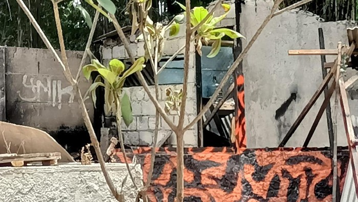 Posko Pemuda Pancasila di Kembangan, Jakbar yang sempat terbakar pada Senin (15/11/2021) dini hari