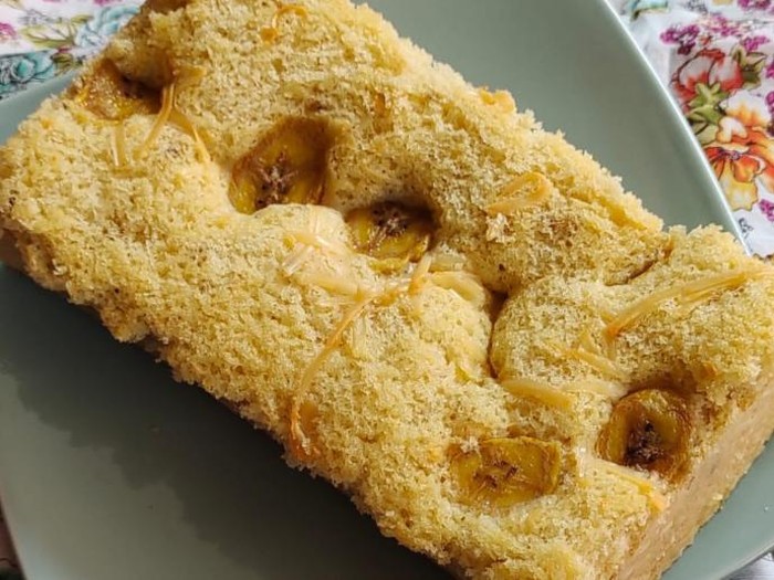 Resep Bolu Pisang Panggang Keju Resep Bolu Pisang Panggang Keju