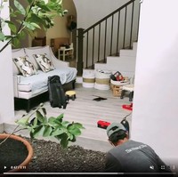 Rumah hadir dengan konsep yang terbuka sehingga udara dan cahaya alami tetap masuk. (Foto: Instagram/the_house_of_olive)