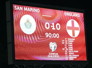 Inggris Menang 10-0, Ini Daftar Skor Terbesar di Kualifikasi PD 2022