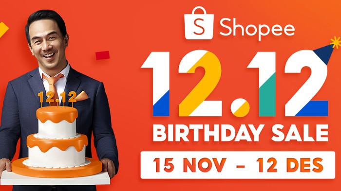 Shopee Birthday Sale 12.12 ada banyak promo