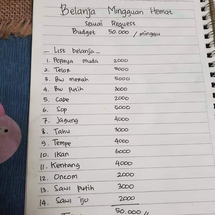 Beri Tips Hemat Belanja Rp 50.000 Seminggu, Pria Ini Dinyinyirin Emak-emak