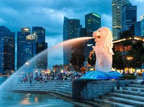 Patung Merlion Singapura Lagi Dibedaki, Wisatawan Dilarang Motret