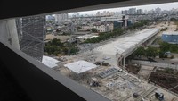 Pembangunan infrastruktur Jakarta International Stadium ini berada di kawasan Jakarta Utara.