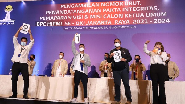18 Calon Ketum Hipmi Jaya Siap Bersaing