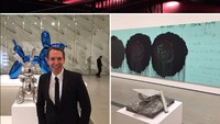 Jeff Koons yang dikenal sebagai pematung dengan karya seni berbentuk balon itu diketahui memiliki harta kekayaan senilai Rp 7,1 triliun.  Foto: Courtesy of Instagram/ Istimewa