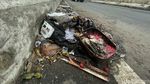 Duh, Sampah-Coretan Bikin Kumuh Jembatan Layang Rawa Panjang