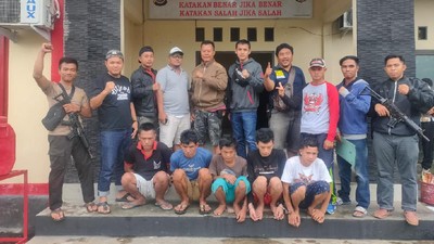 Tampang 5 Pria Pemerkosa 4 ABG Perempuan Kaur Bengkulu