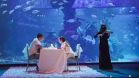 Makan malam romantis Gisel dan Wijin. Foto: Instagram Wijin