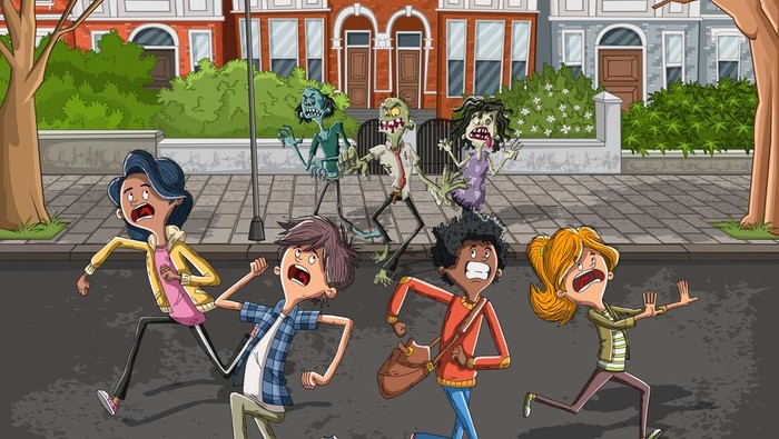 Ilustrasi zombie