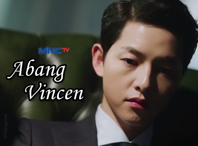 Nggak salah kan dipanggil abang Vincen? Biar makin akrab sama warga Geumga Plaza. Foto: dok. Twitter bbangsyat