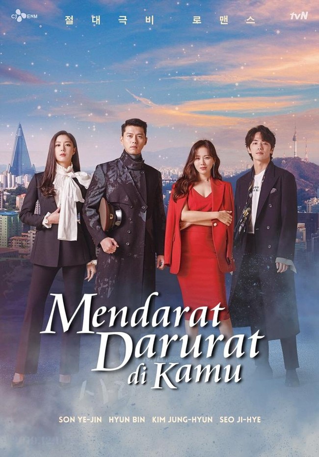 Sesuai judulnya, Hyun Bin dan Son Ye Jin langsung cinlok setelah syuting. Pasangan Crash Landing On You itu tengah menantikan kelahiran anak pertama mereka. Foto: dok. Twitter kdrama_menfess