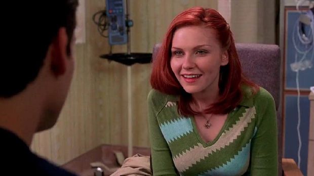 Kirsten Dunst di film Spider-Man (2002).