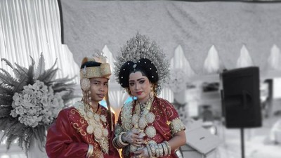 Ini 8 Foto Pernikahan Viral Wanita Sulawesi Dinikahi Pamannya