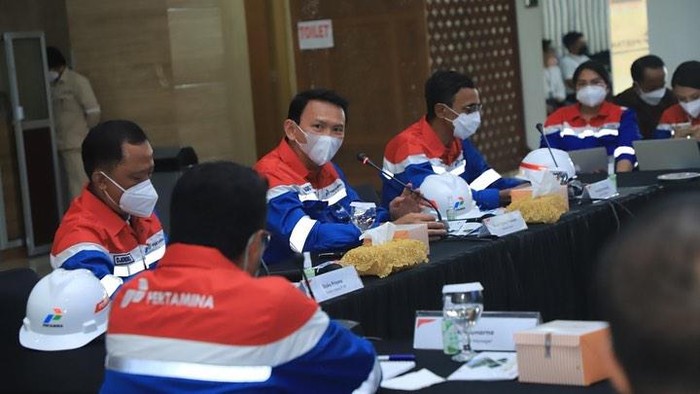 Komisaris Utama PT Pertamina Basuki Tjahaja Purnama alias Ahok