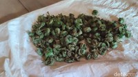 Gula aren khas Kampung adat Kuta ini biasa dijadikan sebagai oleh-oleh pengunjung. Dijual dalam satu bonjor atau satu paket berisi 10 gula yang berdiameter sekitar 10 centimeter lebih. Tapi ada juga gula aren yang dibuat menjadi gula semut. Foto: detikFood/Dadang Hermansyah